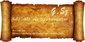 Gödény Szilveszter névjegykártya